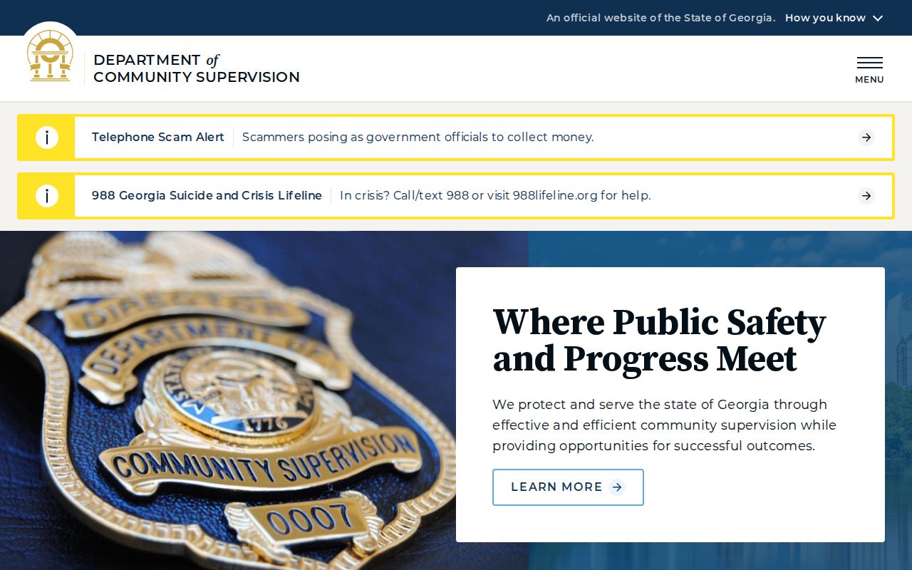 Georgia Department of Community Supervision information for Wilkinson County