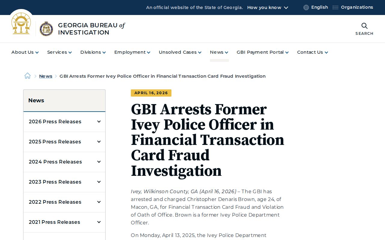 Ivey criminal history GBI public accountability investigation