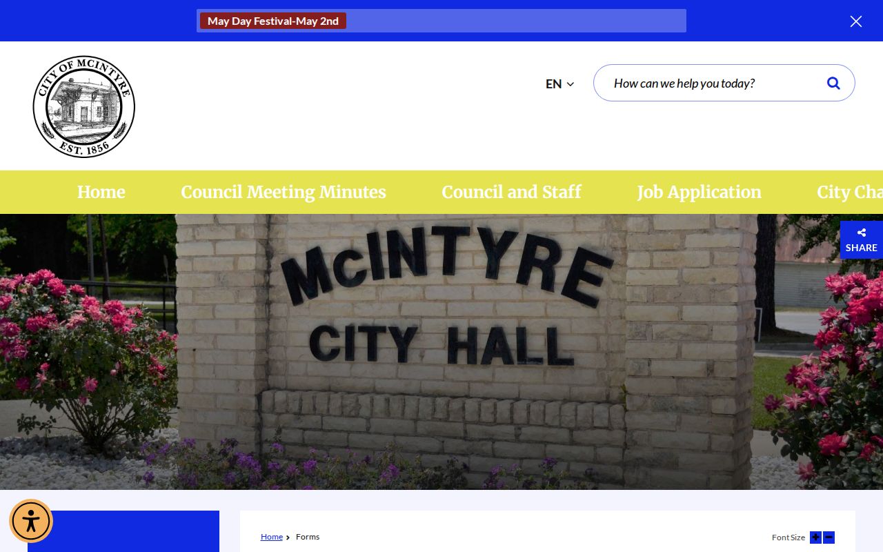 McIntyre criminal history document center without police request form